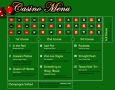 Casino menu