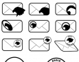 Eagle Envelopes icons suite